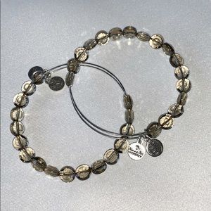 Set of beaded bangles